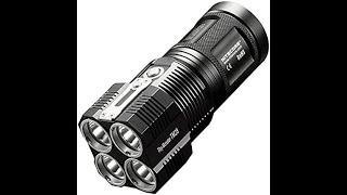 Review Nitecore TM28 Tiny Monster 6000 Lumen QuadRay Rechargeable Flashlight 2021Rendered