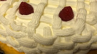 طريقة سهلة لتزيين الحلوى 🎂على شكل سلة Décoration Gateau en panier facile 🎂