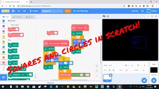 Drawing Squares and Circles in Scratch 3.0