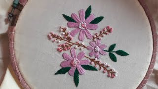 Hand Embroidery for Beginners: Flowers | Satin Stitch | SiyoDhago