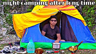 night camping after long time || upar Mussoorie niche Dehradun bich me hum || uk 13 vlogger