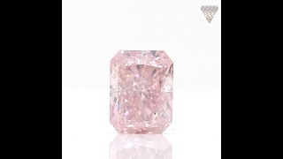 0.51 ct FANCY PINK SI2 RADIANT GIA