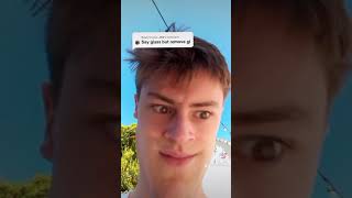 say glass but remove the gl(funny thing on tiktok)