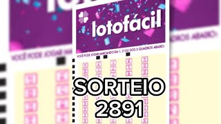 Resultado Lotofácil 2891 - 16/08/2023