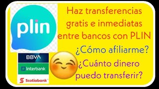 Cómo hacer transferencias con PLIN entre tus propias cuentas de SCOTIABANK BBVA INTERBANK