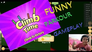 CLIMB TIME! Parkour-like Funny Gameplay in ROBLOX CRAZY LEVELS