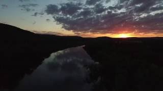 DJI Phantom3 Pro: Sunset over Binghamton NY