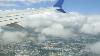 Landing San Juan Puerto Rico from Newark New York