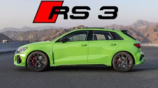 BEST AUDI RIGHT NOW? 2024 AUDI RS3 SPORTBACK mountain drive - Sounds, launches, details and more