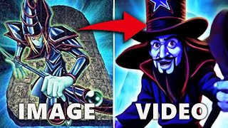 Yu-Gi-Oh! Cards tried to evolve it with Ai magic! Dark Magician...