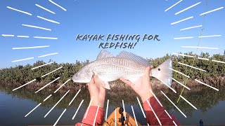 Kayak Fishing For Redfish in South Padre Island (South Bay) in the 2019 Hobie Outback!