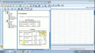 HOW TO DO AND INTERPRET PEARSON'S CORRELATION-SPSS