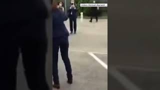 French President Macron | Slapped in Lyon