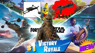 Dernière vidéo avant mon départ Je fais une petite partie des Nouvelle quête de(fortnite) Star Wars