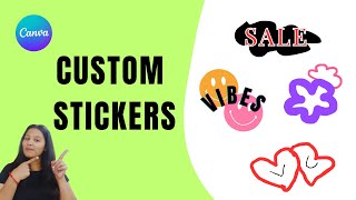 How to create Custom Stickers in Canva | Canva Tutorial