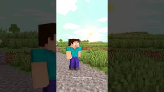 Minecraft animation #minecraft #steve #herobrine #shorts #viral