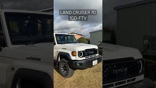 ランクル70ディーゼルエンジン始動音　LAND CRUISER 70 1GD-FTV