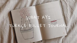 Şubat Ayı Bullet Journal Tasarımı | February Bullet Journal Setup