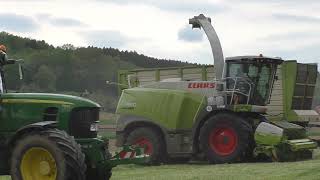 Claas Jaguar 950 PICK UP 300  LH Trinkl Bad Blumau  Fendt John Deere  Erster Schnitt   First Cut 1 M