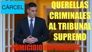 🛑DANA ‼️ÚLTIMA HORA ‼️LLUEVEN LAS QUERELLAS POR HOMICIDIO ‼️POLÍTICOS ANALFABETOS, TONTOS Y MALOS ‼️