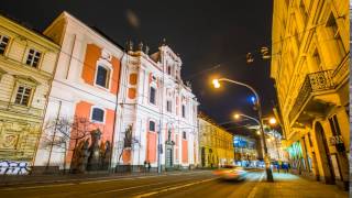 Prague - Kostel svaté Voršily (Time-Lapse 4K - 30fps)