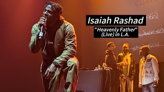 Isaiah Rashad performs "Heavenly Father" (Live) Cilvia demo 10 year anniversary LA Show