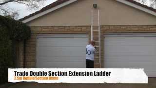 Trade Double Section Aluminium Extension Ladder | Ladders-Online Demo