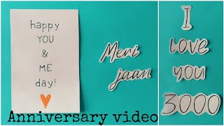 Anniversary surprise video idea for long distance couple | Cute Story animation