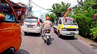 Indonesia Bali, Canggu Back To Kuta, FPV/POV. CRAZY MOTOR BIKE RIDE, With Music, Acid Jazz Mix