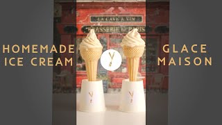 Glace vanille maison l Homemade Ice Cream l #Shorts