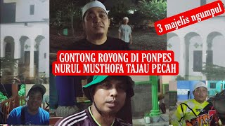 KERJA BAKTI PENGECORAN HALAMAN PONPES NURUL MUSTHOFA  BERSMA USTDZ H NURMAHMUDI DAN USTDZ FITRIADI