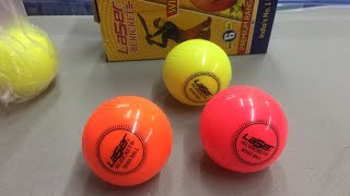 Unboxing and Review of laser Heavy Wind Ball Cricket Synthetic Ball