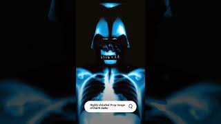 Asking AI to make x-ray image of Darth Vader. #ai #art #short