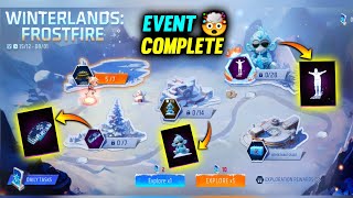 HOW TO COMPLETE WINTERLAND EVENT 😀 FROSTFIRE FREE REWADS CLAIM