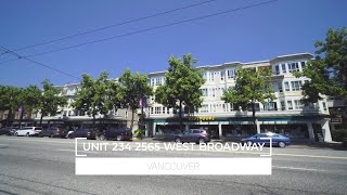 SOLD! 234-2565 W Broadway, Vancouver, BC V6E 2K9