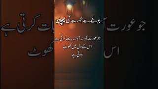 Bolnay Sy Aurat Ki Pechan | Aurat Urdu Quotes On Life #viral #quotes #quotesaboutlife #shorts