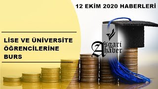 TEV burs başvuruları başladı! - 12 EKİM 2020 HABERLERİ