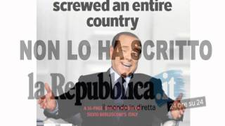 The Economist:"Berlusconi, l'uomo che ha fregato un intero paese"