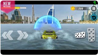 Freeride In Water Car Stunt Race Car Game Minute Gameplay New Android Game