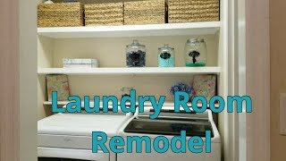 Remodel my laundry room with me & big revel at the end