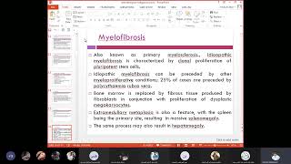 myeloprolifrative disease