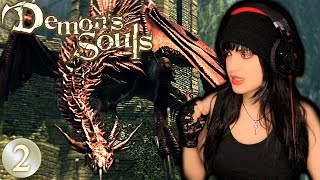 Demon's Souls Gameplay Part 2 | Crossing The Bridge With Dragon's Flames | GamerGirl Regina Plays