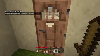 Playing on the haunted seed in Minecraft seed 666