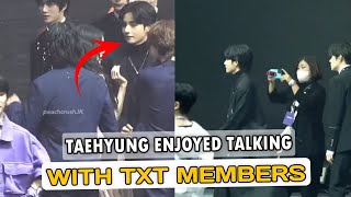 Taehyung Enjoyed Talking With TXT So Much That He Forgot He's A BTS Member🤭