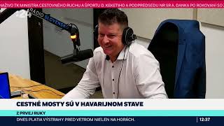 Z prvej ruky - Cestné mosty sú v havarijnom stave (26.9.2024)