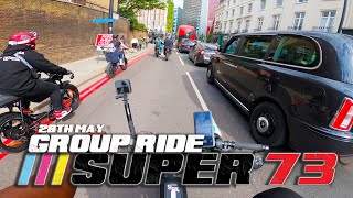 **SUPER73 EU** MAY GROUP RIDE LONDON, SEEING A NEWGEN BIKE FOR THE FIRST TIME