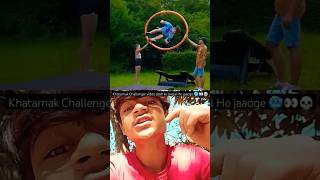 Jumping through IMPOSSIBLE rings #parkour #challenge #trampolin Shorts #shorts