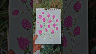 Easy Flower Paintings 🌸🎨#art #artwork #painting #nature #easy #flowers