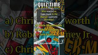 Who starred as Tony Stark in the Marvel Cinematic Universe #quiz#quizwhizchannel