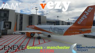 WORK IN easyJet - TCA SIDESTICK AIRBUS EDITION - A320 NEO (2) - 🌍Genewa - Manchester | Zapis Liev